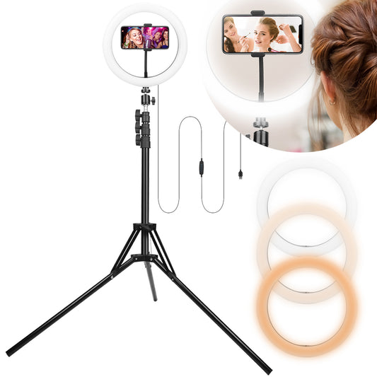 10in LED Selfie Dimmable Makeup Ring Lights