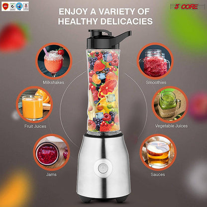 20Oz Personal Blender with 600ml Portable Bottle 5C 521