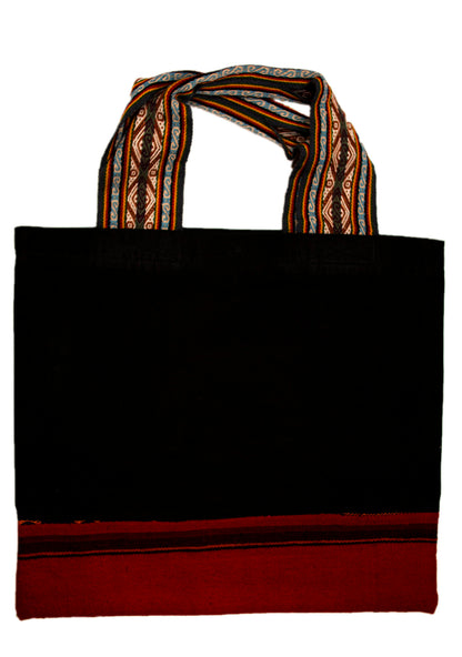 Land R, Peruvian Made, Alpaca Fibers Strap, Handwoven Tote Bags in