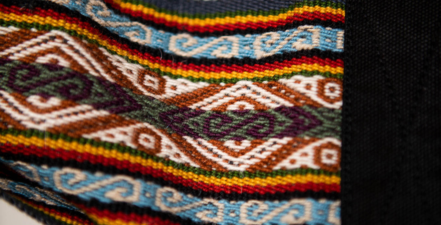 Land R, Peruvian Made, Alpaca Fibers Strap, Handwoven Tote Bags in