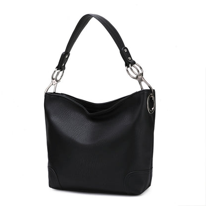 Emily Soft Vegan Leather Hobo Handbag