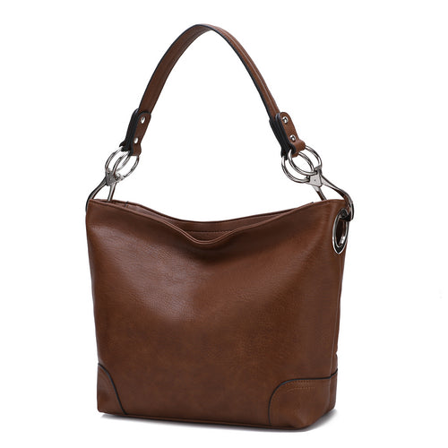 Emily Soft Vegan Leather Hobo Handbag