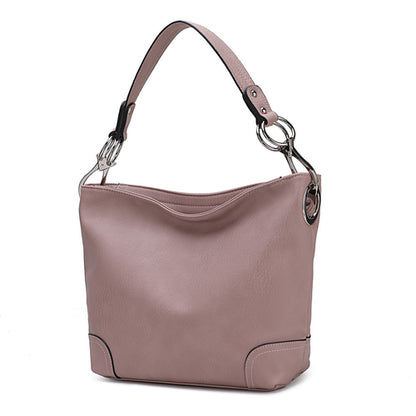 Emily Soft Vegan Leather Hobo Handbag