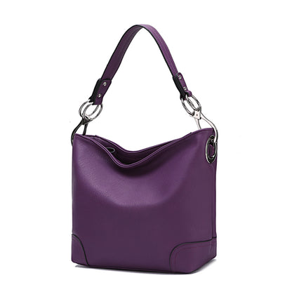 Emily Soft Vegan Leather Hobo Handbag