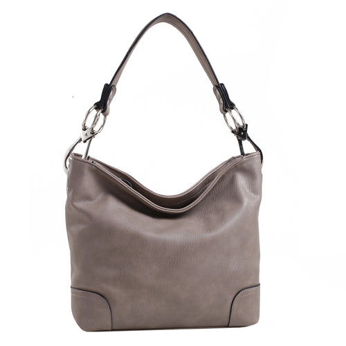 Emily Soft Vegan Leather Hobo Handbag