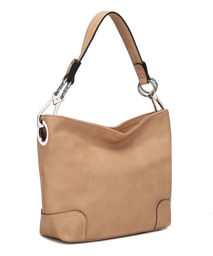 Emily Soft Vegan Leather Hobo Handbag