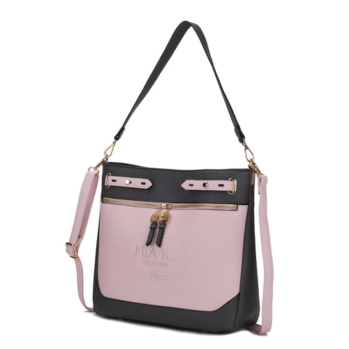 Evie two tone Vegan Leather Women Shoulder bag