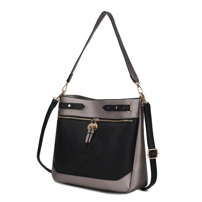 Evie two tone Vegan Leather Women Shoulder bag