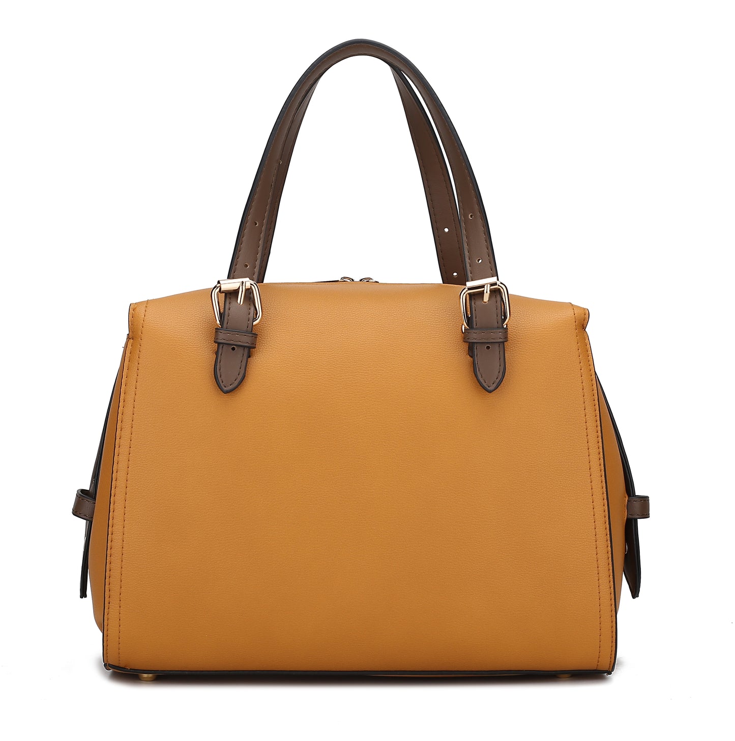 Elise Vegan Leather Color-block Women Satchel Bag
