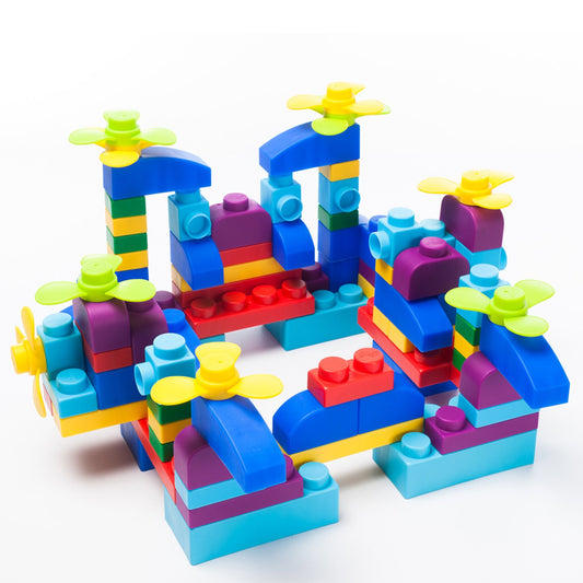 UNiPLAY Soft Building Blocks Plus Series 80pcs Primary Color