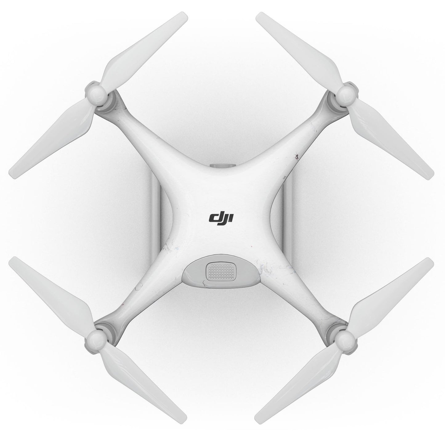 Marbleized Light Gray - Full-Body Skin Kit for the DJI Phantom 4 Drone
