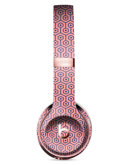 Navy Cells Over Coral  2 Full-Body Skin Kit for the Beats by Dre Solo