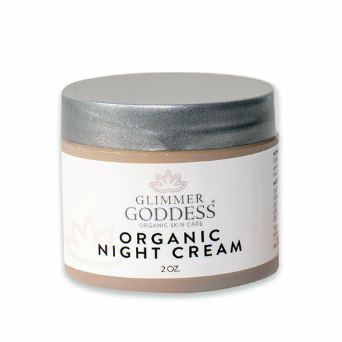 Organic Skin Renewal Night Face Cream - Hydrates & Lifts