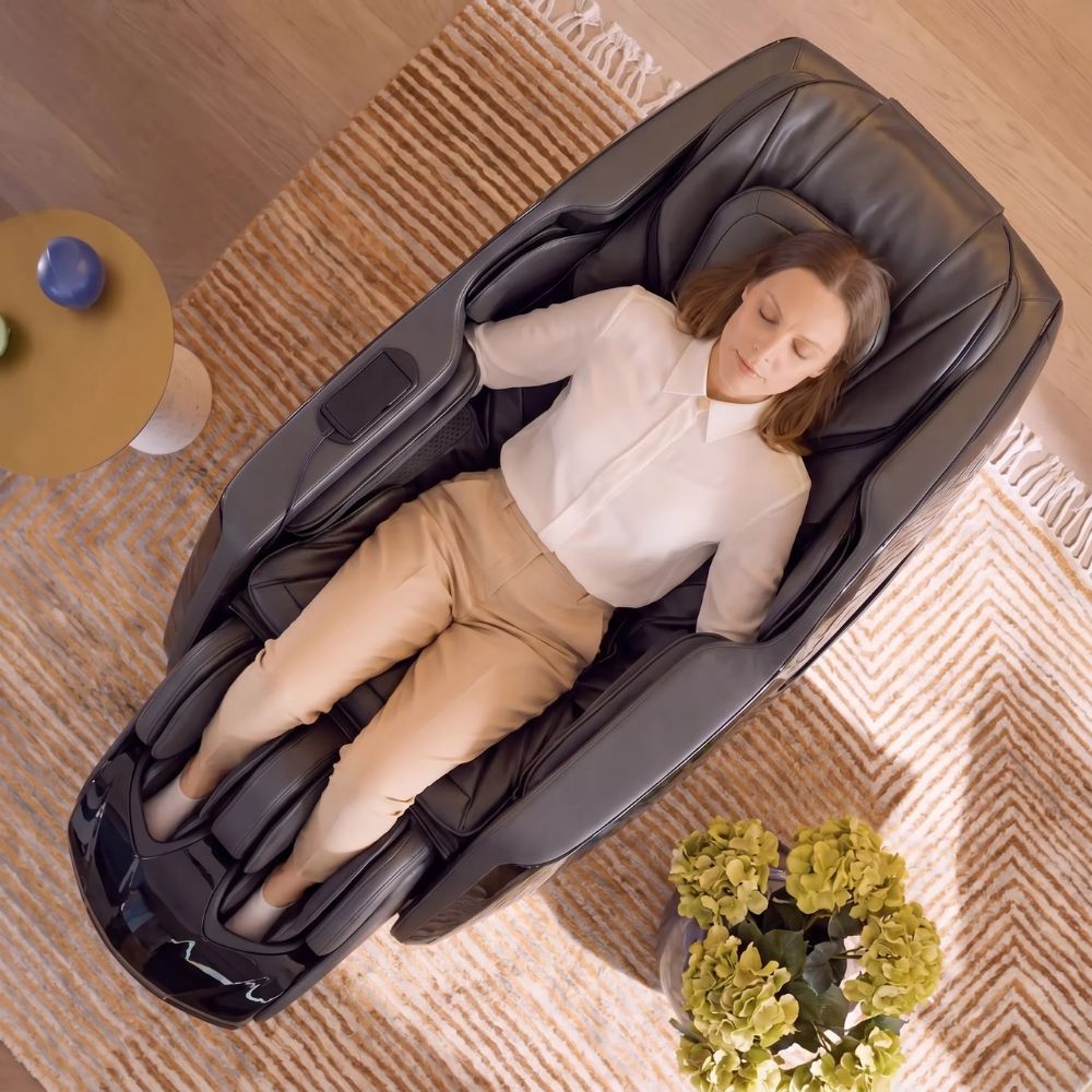 Ayla Black massage chair alternate view