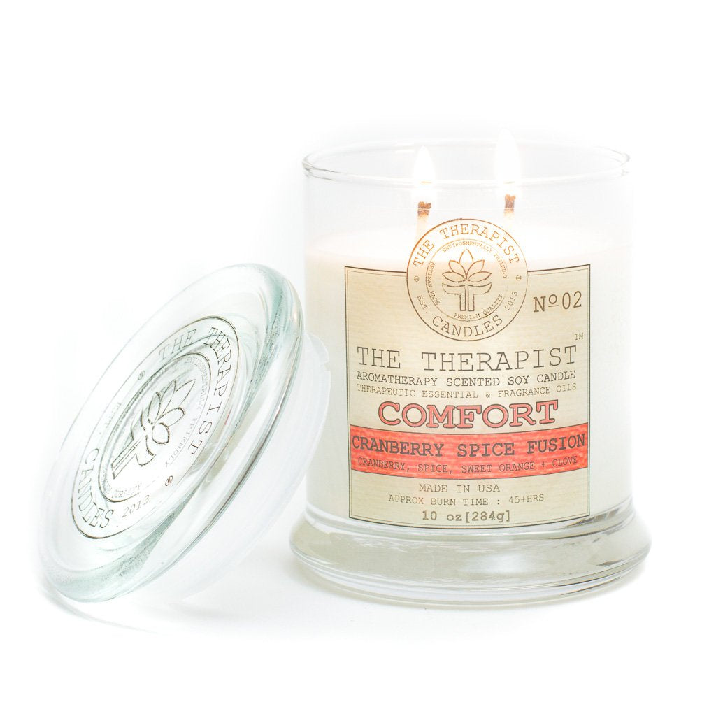 The Therapist Comfort Cranberry Spice Fusion Soy Candle