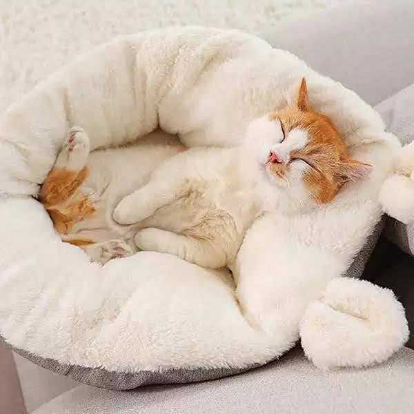 Fast Shipping CAT BED SLEEPING BAG (Grey-Medium)