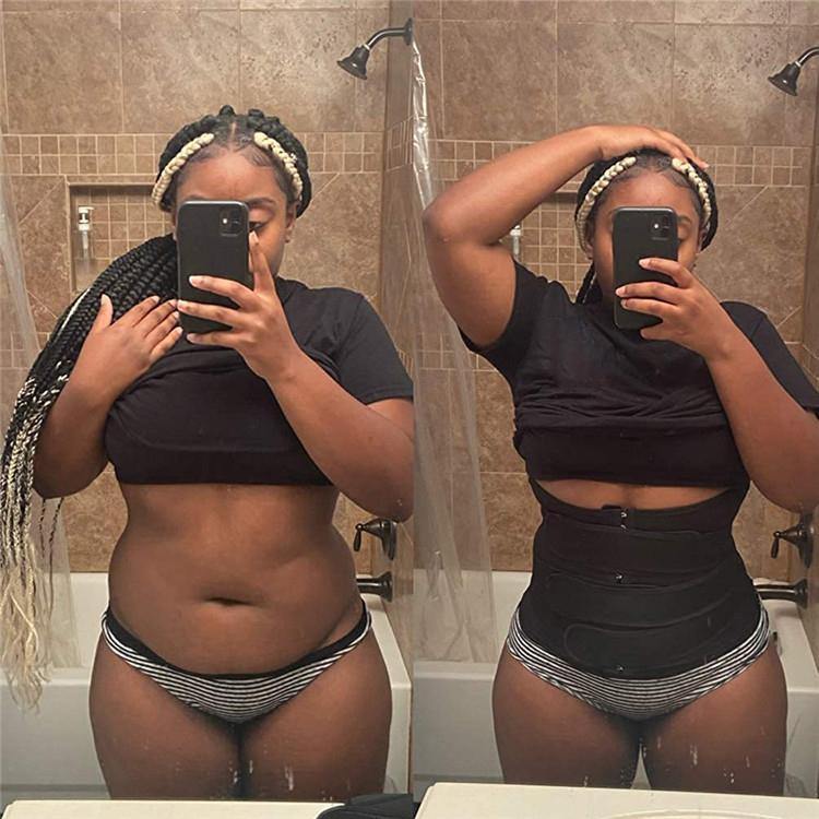 THREE BELT women waist trainer to lose weight while working out