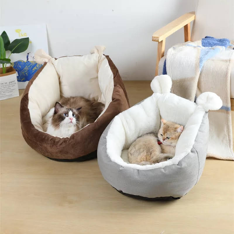 Fast Shipping CAT BED SLEEPING BAG (Grey-Medium)