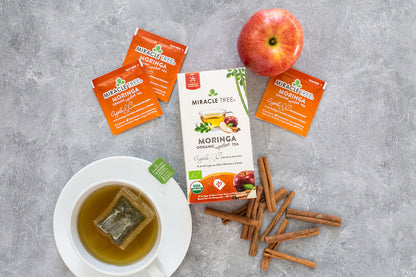 Miracle Tree's Organic Moringa Tea, Apple & Cinnamon