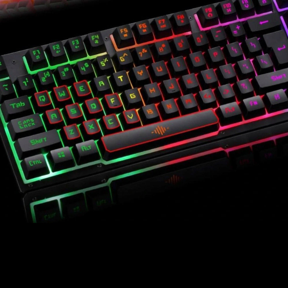 Ninja Dragons Z4 104 Keys LED Flame Gaming Keyboard with 2000 DPI