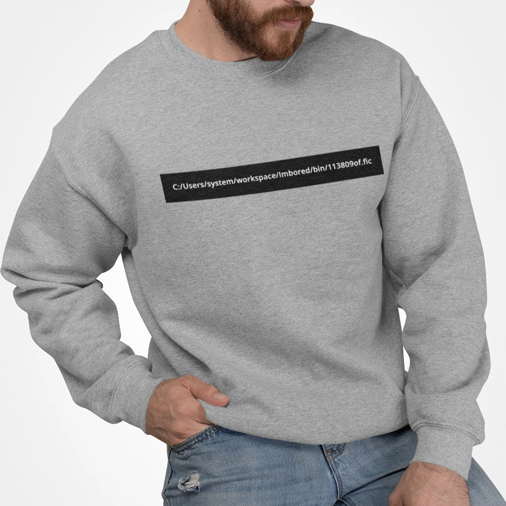 Mens Coding Logo Sweatshirt