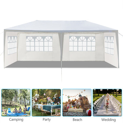 10'X20' Outdoor Party Tent with 4 Removable Sidewalls; Waterproof