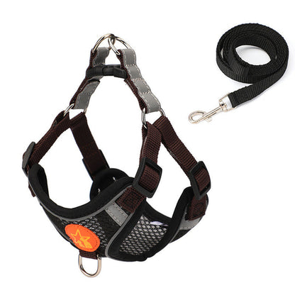Small Dog Harness Puppy Harness and Leash Set with Reflective Strip