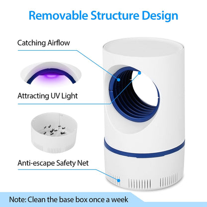 Electric Mosquito Trap Mosquito Killer Lamp with USB Power Supply