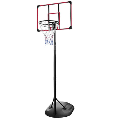 Portable Basketball Hoop System Stand Height Adjustable 7.5ft - 9.2ft