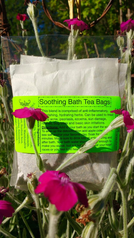 Organic Soothing Bathtub Tea Bags- 3 Pack