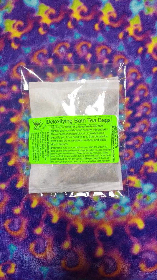 Organic Detoxifying Bathtub Tea Bags- 3 pack