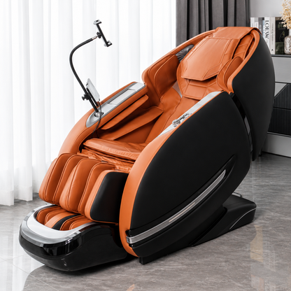 Raha Black & Amber massage chair