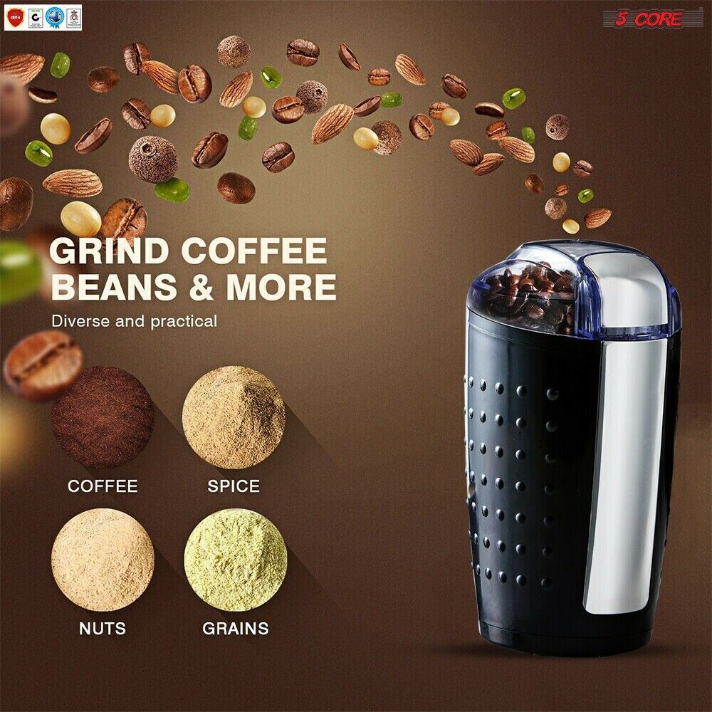 Electric Coffee and Spice Grinder Stainless Steel Blades CG 01 BL