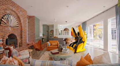 Weltron Yellow massage chair