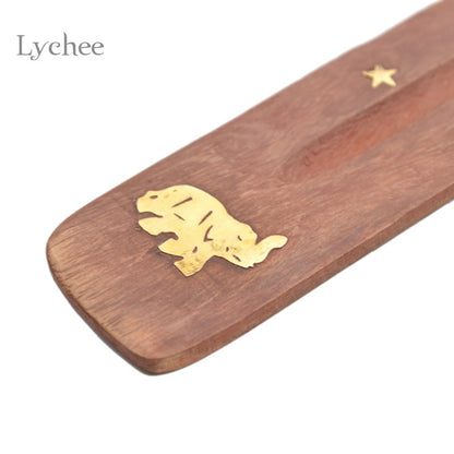 Lychee Life 1pc Wooden Incense Stick Holder