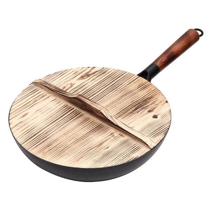 Handmade Iron Pot 32CM Frying Pan