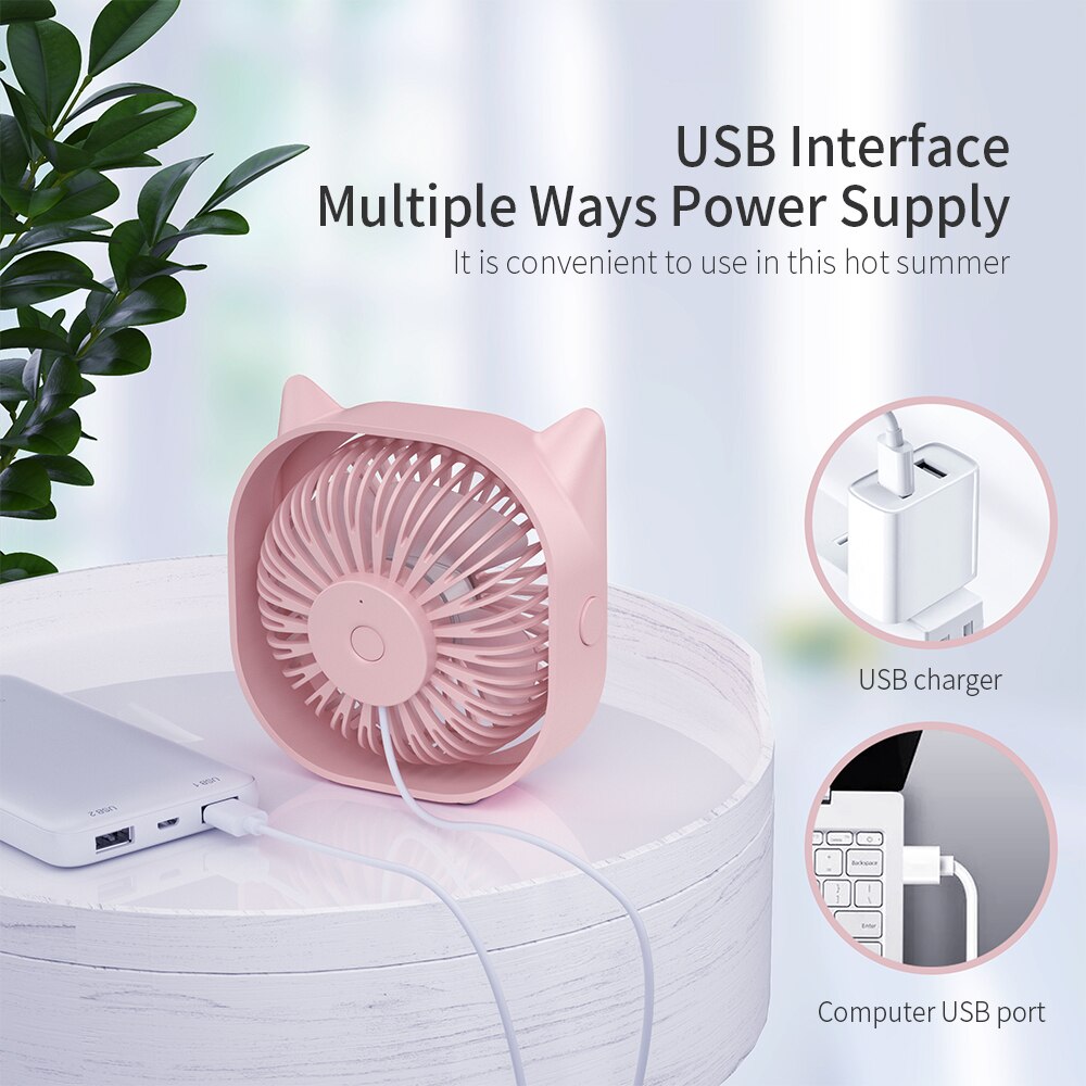 Mini USB Fan Table Small Fan Electronic Summer