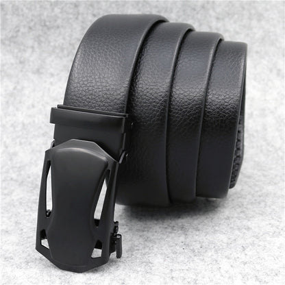 Leather Ratchet Adjustable Belt
