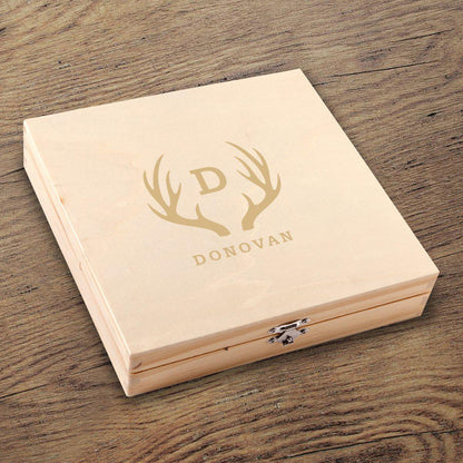 Irvine Groomsmen Flask Gift Box Set