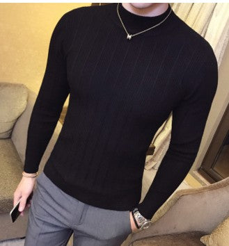 Slim Fitting Knitted Sweater