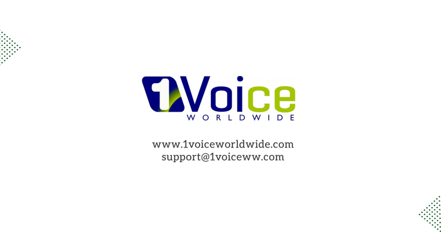 1Voice Worldwide Business Cards