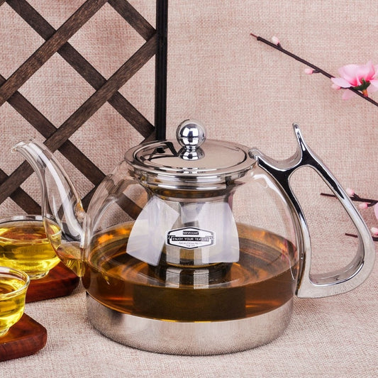 Heat Resistant Glass Teapot Electromagnetic Furnace