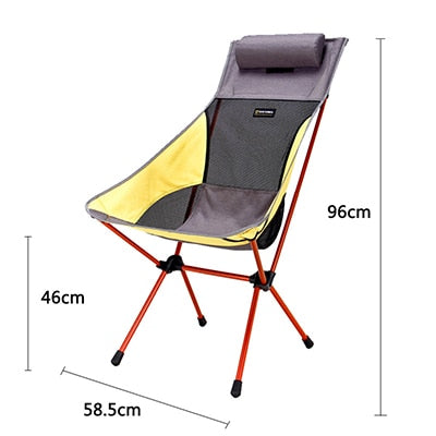 Folding Portable Moon Chair With Pillow