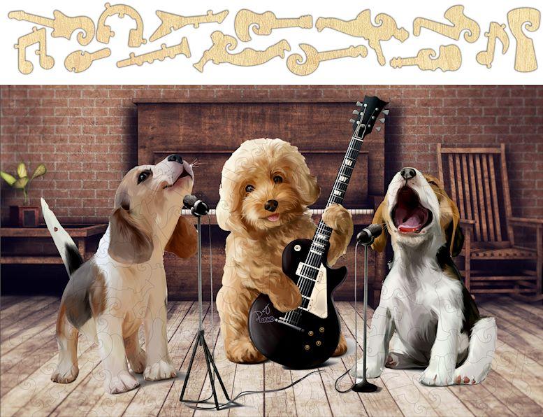 Puppy Band Jigsaw Puzzle