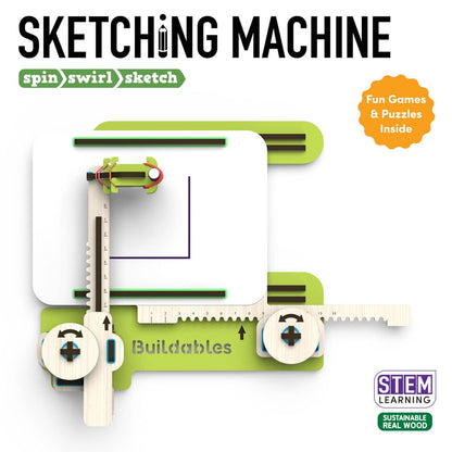 Buildables Sketching Machine DIY STEM Kit for Kids