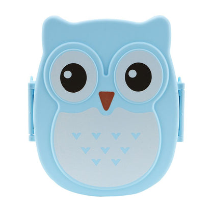 Cute Cartoon Owl Lunch Box Food Container Storage Box