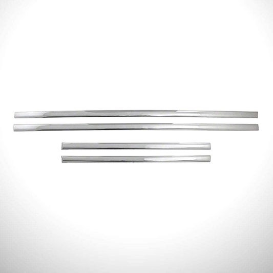 Chrome Side Molding Trim fit for Chevy Silverado 1500 Ext Cab 14-18