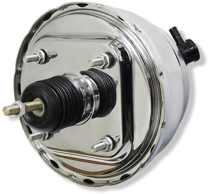DEMOTOR PERFORMANCE 8" Dual Universal Chrome Brake Booster Muscle Car Hot Rod Rat Rod for Chevy