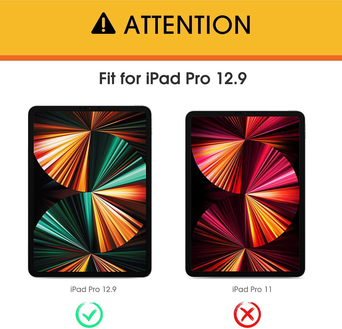 OMOTON [2+2 Pack] Screen Protector Compatible with iPad Pro 12.9 Inch 2021 and 2020 (5th/4th Generation) with Camera Lens Protector, Tempered Glass/Easy Installation/Apple Pencil & Face ID Compatible