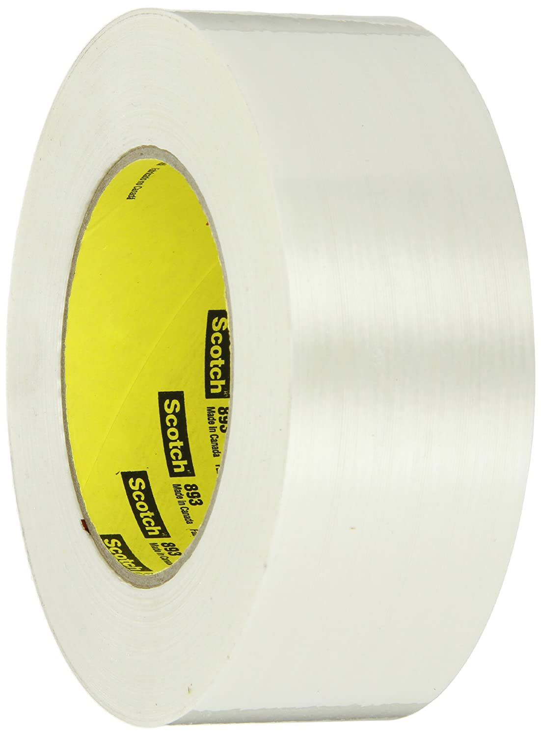 Scotch Filament Tape 893 Clear, 24 mm x 55 m, Conveniently Packaged (Pack of 2)